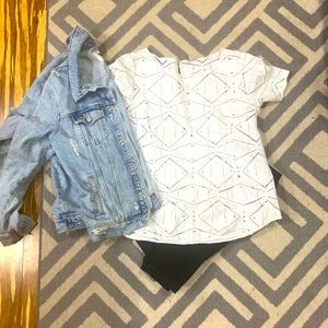 Jcrew bobo top size L